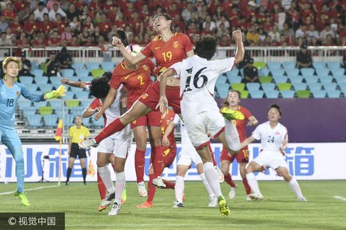 中国女足对阵朝鲜女足热