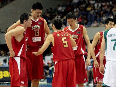中国男篮vs子弹