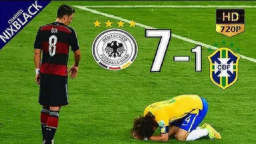 巴西vs德国球迷的反应
